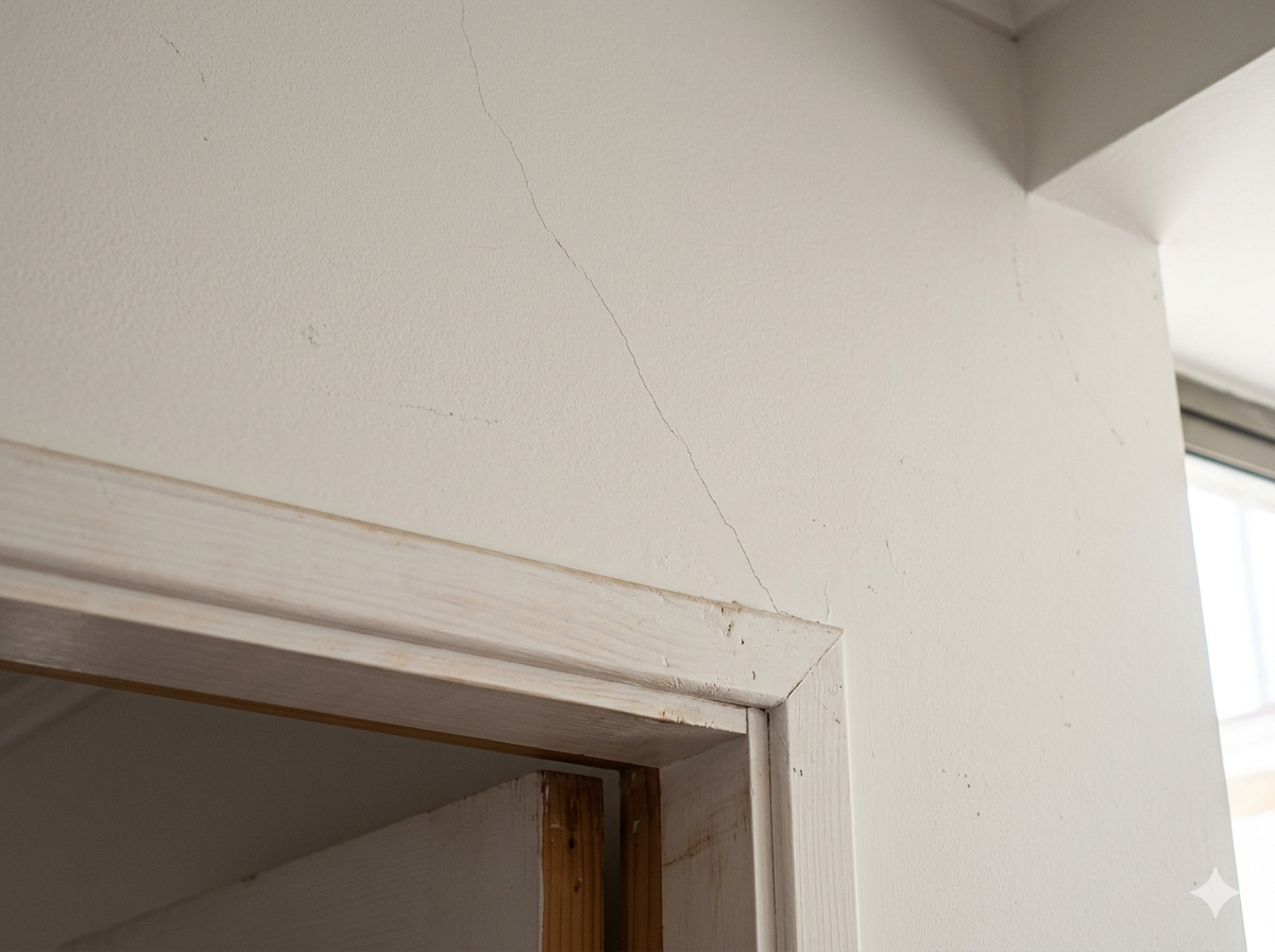 Daño en puertas por sismo en Curauma, Valparaíso
