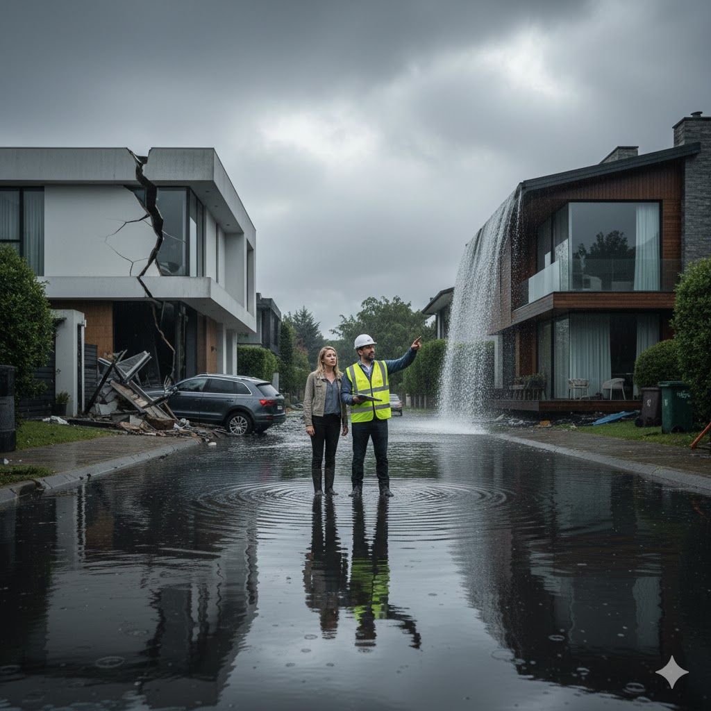 Inusual lluvia de verano deja mas de 645 casas con daños en la Region Metropolitana: Como activar tu seguro
